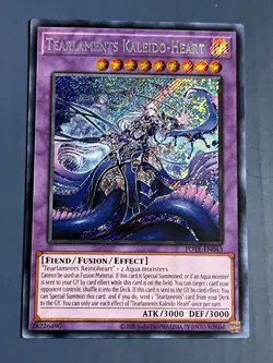 Yugioh Tearlaments Kaleido-Heart POTE-EN043 Secret Rare Unlimited VLP/NM - Image 1