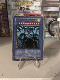 yugioh ORIGINAL 1996 Obelisk The Tormentor GB1-002 Ultra Rare HEAVY PLAY - Image 1