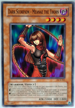 YuGiOh - Dark Scorpion -Meanae the Thorn - DCR-EN061- UNLIMITED EDITION - NM/M - Image 1