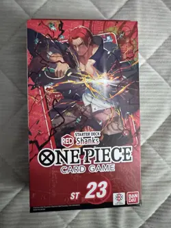 One Piece Card Game – Starter Deck RED Shanks ST‑23 | English | Sealed - Image 1
