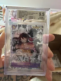 One Piece Monkey D Luffy Manga OP09-119 Emperors in the New World Jap BGS 9.5 - Image 1