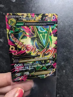 Pokemon TCG Mega M Rayquaza EX Roaring Skies Full Art Card 105/108 - Image 4