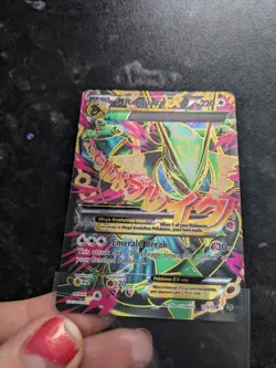 Pokemon TCG Mega M Rayquaza EX Roaring Skies Full Art Card 105/108 - Image 5