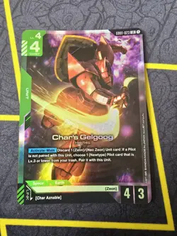 Char's Gelgoog - GD01-023 LR - Newtype Rising - Gundam TCG Card Game - Image 1