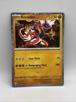 McDonald's Pokemon TCG 2025 Koraidon Holo Card 008/015 - Image 1