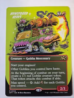 MTG - Howlsquad Heavy Borderless- Aetherdrift - Image 1