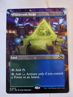 MTG - Willowrush Verge Borderless- Aetherdrift - Image 1