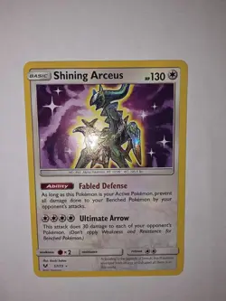 Pokemon Shining Arceus 57/73 Shining Legends Shiny Holo Rare 130 HP English - Image 1