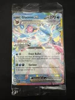 Pokemon Glaceon EX 026/131 Prismatic Evolutions Stamp Promo Sealed - Image 1