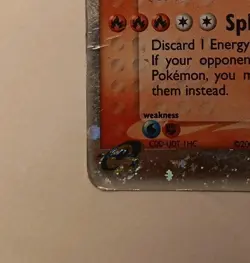 Typhlosion ex 99/100 EX Sandstorm Holo Rare Vintage Pokemon TCG E Reader 3Swirls - Image 2