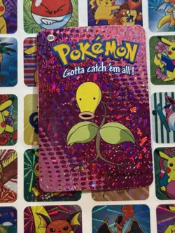 Pokemon 151 Vintage Pocket Monsters Vending HOLO Prism Sticker 2000 Nintendo - Image 2