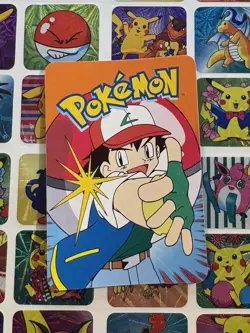 Pokemon 151 Vintage Pocket Monsters Vending HOLO Prism Sticker 2000 Nintendo - Image 5