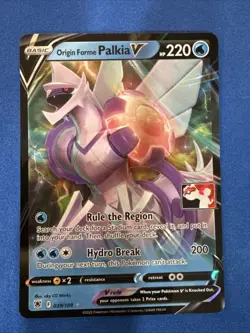 Pokemon TCG Origin Forme Palkia v Prize Pack 3 Astral Radiance Holo Near Mint - Image 1