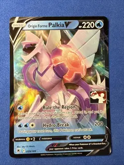 Pokemon TCG Origin Forme Palkia v Prize Pack 3 Astral Radiance Holo Near Mint - Image 2
