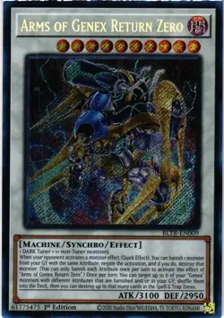 1x Arms of Genex Return Zero - BLTR-EN009 - Secret Rare - 1st Edition Yu-Gi-Oh! - Image 1