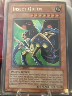 Yu-Gi-Oh! - Insect Queen CT1-EN005 Collectors Tin Limited Edition VERY GRADEABLE - Image 1