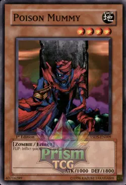 1st Ed Poison Mummy YSDS-EN009 Yugioh - Image 1
