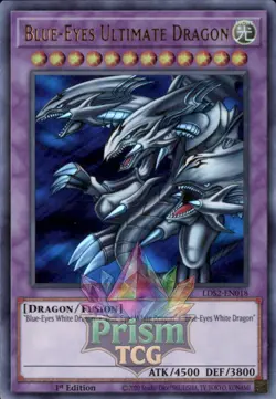 1st ed Blue-Eyes Ultimate Dragon ultra rare LDS2-EN018 Yugioh - Image 1