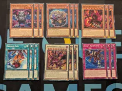 Red Dragon Archfiend Deck Core 18 Cards BLZD Blazing Dominion YuGiOh - Image 1