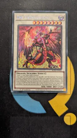 BLZD-EN036 The Crimson King Secret Rare 1st Ed YuGiOh - Image 1
