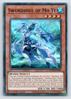 Swordsoul of Mo Ye - MZTM-EN080 - Super Rare - 1st Edition Yugioh - Image 1