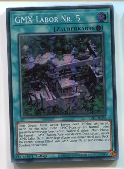Yu-Gi-Oh! GMX Labor Nr 5 Super Rare BLZD-DE095 - Image 1