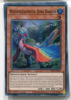 Yu-Gi-Oh! Wiedergekehrter Dino Daneen Super Rare BPRO-DE093 - Image 1