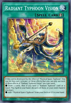 Yugioh RA05-EN075 - Radiant Typhoon Vision - Super Rare - Image 1