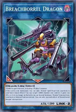 Yugioh BLZD-EN049 - Breachborrel Dragon - Super Rare - Image 1
