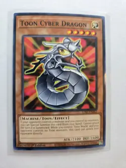 Yu-Gi-Oh! 1st Edition Toon Cyber Dragon Common LDS1-EN062 AA87 - Image 1