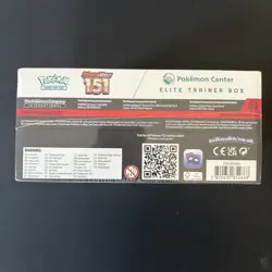 151 Pokemon Center Elite Trainer Box ETB - Cosmetic Damage - Read Description - Image 4