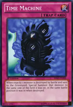 1x (NM) Time Machine - BP02-EN200 - Common - 1st Edition YuGiOh - Image 1