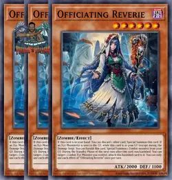 Yugioh! 3x Officiating Reverie BLZD-EN088 Common 1st Ed NM - Image 1
