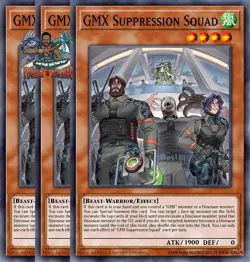 Yugioh! 3x GMX Suppression Squad BLZD-EN091 Common 1st Ed NM - Image 1