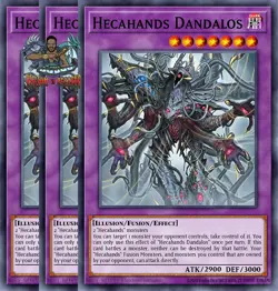 Yugioh! 3x Hecahands Dandalos BLZD-EN035 Common 1st Ed NM - Image 1