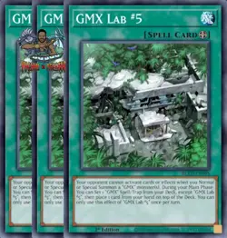 Yugioh! 3x GMX Lab #5 BLZD-EN095 Super Rare 1st Ed NM - Image 1