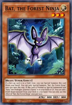 Bat, the Forest Ninja BLMM-EN034 1st ED Yu-Gi-Oh! ULTRA RARE - Image 1