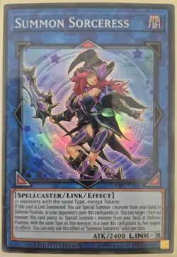 YuGiOh Summon Sorceress Super Rare SOFU-ENSE2 - Image 1