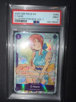 O-Nami OP05-062 Illustration Box Vol1 Alternative Art for One Piece TCG PSA 9 - Image 1