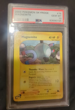 Pokemon TCG - Skyridge (2003) - Magnemite #76 - PSA 10 Gem Mint - Image 1