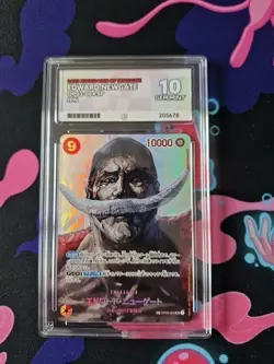 ACE 10 Newgate Edward OP02-004 SR SP Kingdom of Conspiracies Japanese One Piece - Image 1