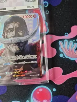 ACE 10 Newgate Edward OP02-004 SR SP Kingdom of Conspiracies Japanese One Piece - Image 4