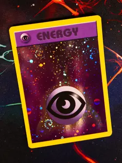 LP/MP Pokemon PSYCHIC ENERGY Card 2002 ENERGIZE YOUR GAME Reverse Holo Promo#1 - Image 1