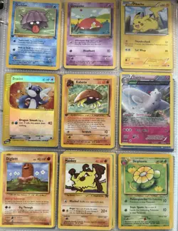Pokemon Binder W Over 700 Cards- WOTC To Modern- 1st Editions & Holos- Nice Lot - Image 2