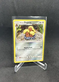 ALOLAN DUGTRIO 123/214 Uncommon Lost Thunder Pokemon Card 2018 LP - Image 3