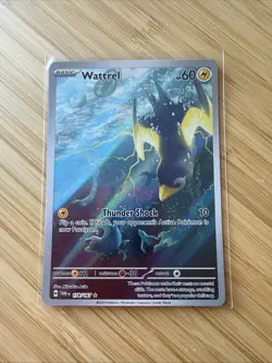Pokemon TCG Wattrel Scarlet & Violet Twilight Masquerade Holo Card 178/167 - Image 1