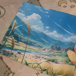Pikachu Rubber Playmat Play Mat Tcg Trading Card Game Pokemon Gift Present Desk - Image 3