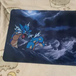 Gyarados Rubber Playmat Play Mat For Tcg Trading Card Game Pokemon CCG Mouse Pad - Image 2