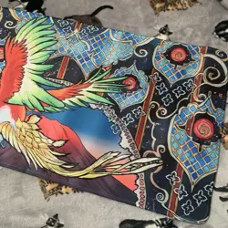 Ho-oh Pokemon Rubber Playmat Play Mat Tcg Trading Card Game Desk Pad Mouse Pc - Image 3