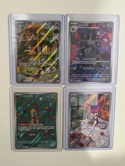 Pokemon Cards Illustration Rare (IR) Lot Of 4 - Litten, Purrloin, Banette & more - Image 1